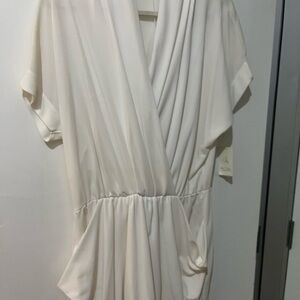 RACHEL Rachel Roy Cream Dolman Sleeve Midi Dress